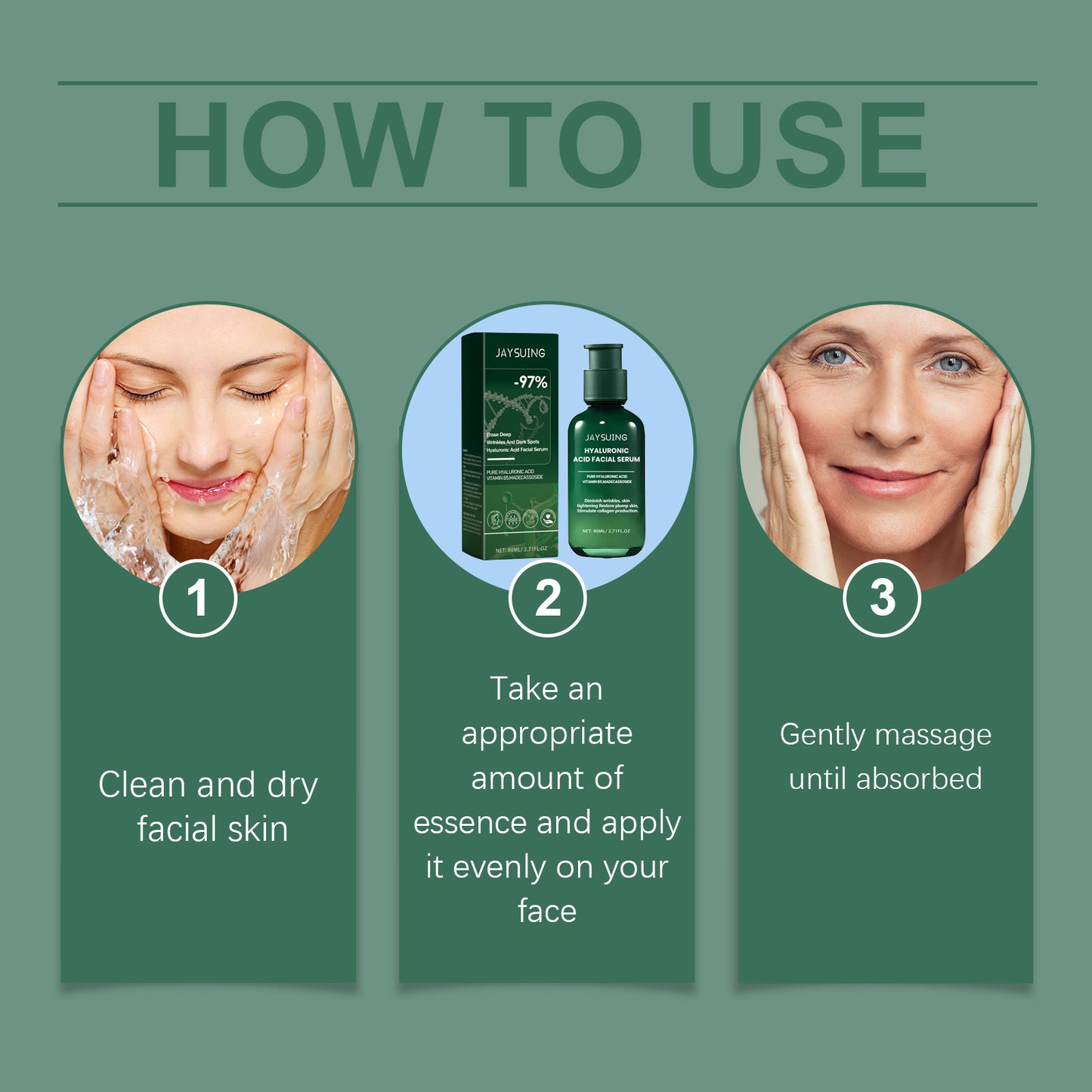 Anti-Wrinkle Moisturizing Serum with Niacinamide - Hydrating Facial Essence