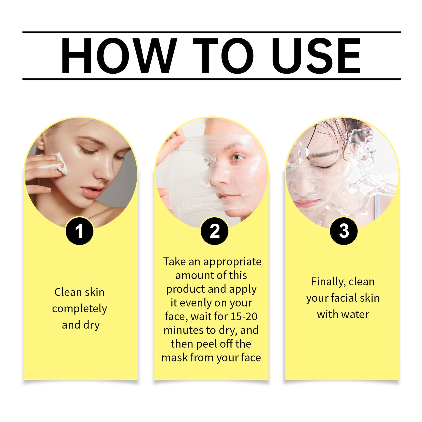 Collagen Peel-Off Facial Mask - Moisturizing and Brightening Skin Treatment