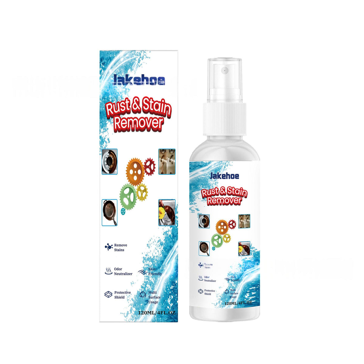 Rust and Stain Remover - 120ML Multi-Purpose Household Cleaner
