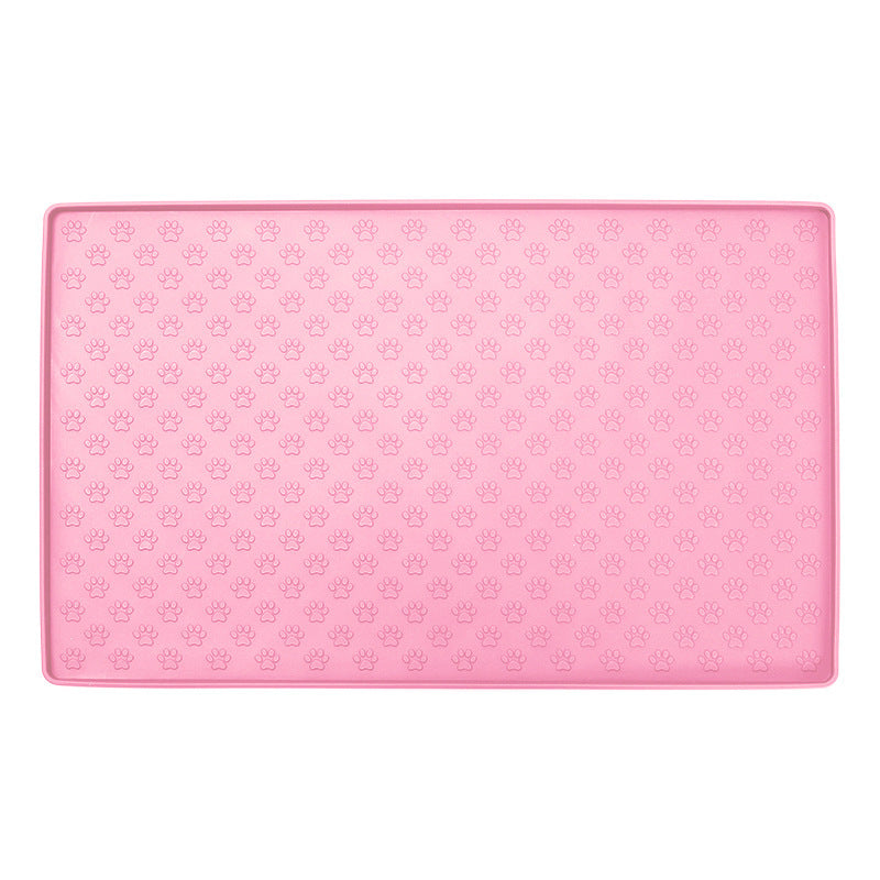 Waterproof Silicone Pet Mat for Dogs and Cats - Easy to Clean Square Placemat
