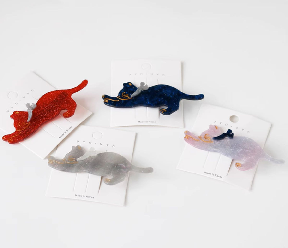 Cute Kitten Duckbill Hairpin Clip