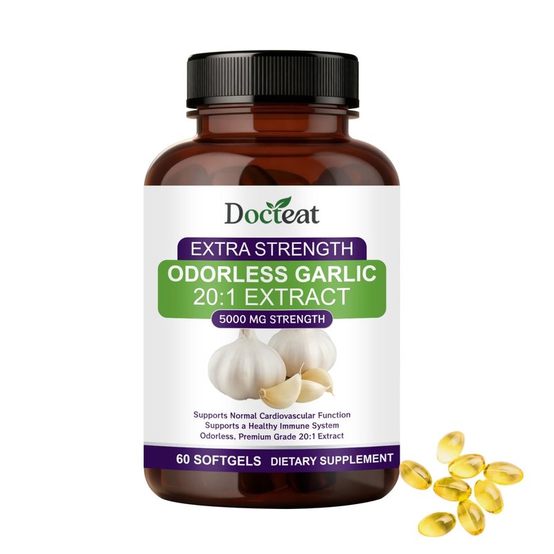 Garlic Extract Soft Capsules - 60 Count