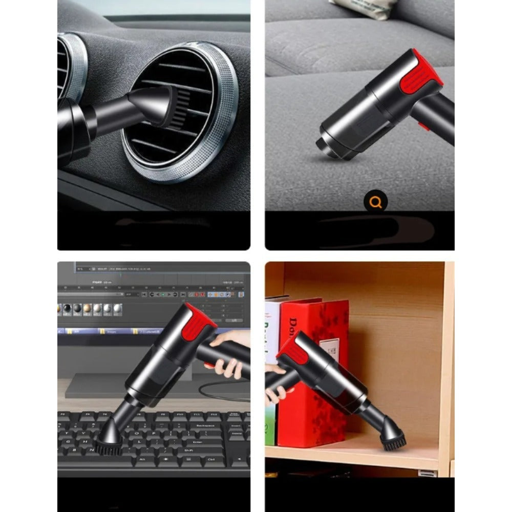 Wireless Portable Car Vacuum Cleaner USB Recharge Handheld Mini Desktop Vacuum