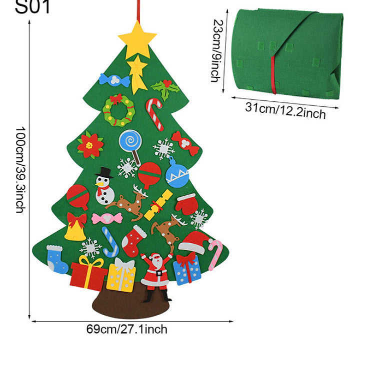 Christmas Decoration Pendant Set for Children DIY Holiday Party Decor