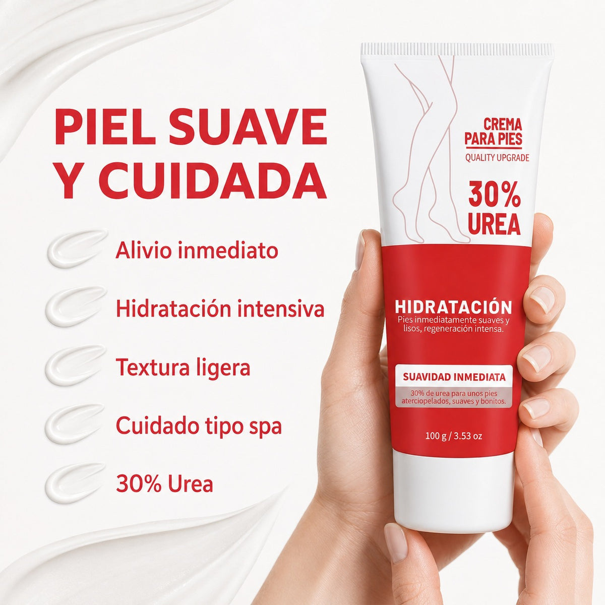 Urea Foot Cream for Cracked Heels – 50g Deep Hydration