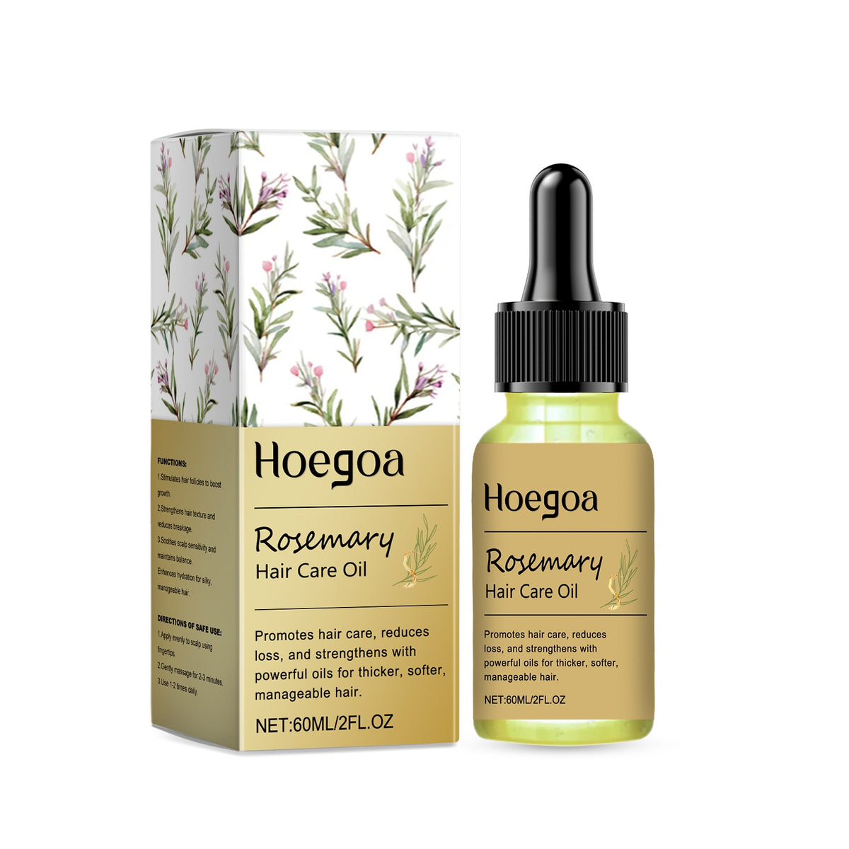 Hair Growth Essential Oil for Hair Loss & Dry Scalp - 60ml Natural Blend