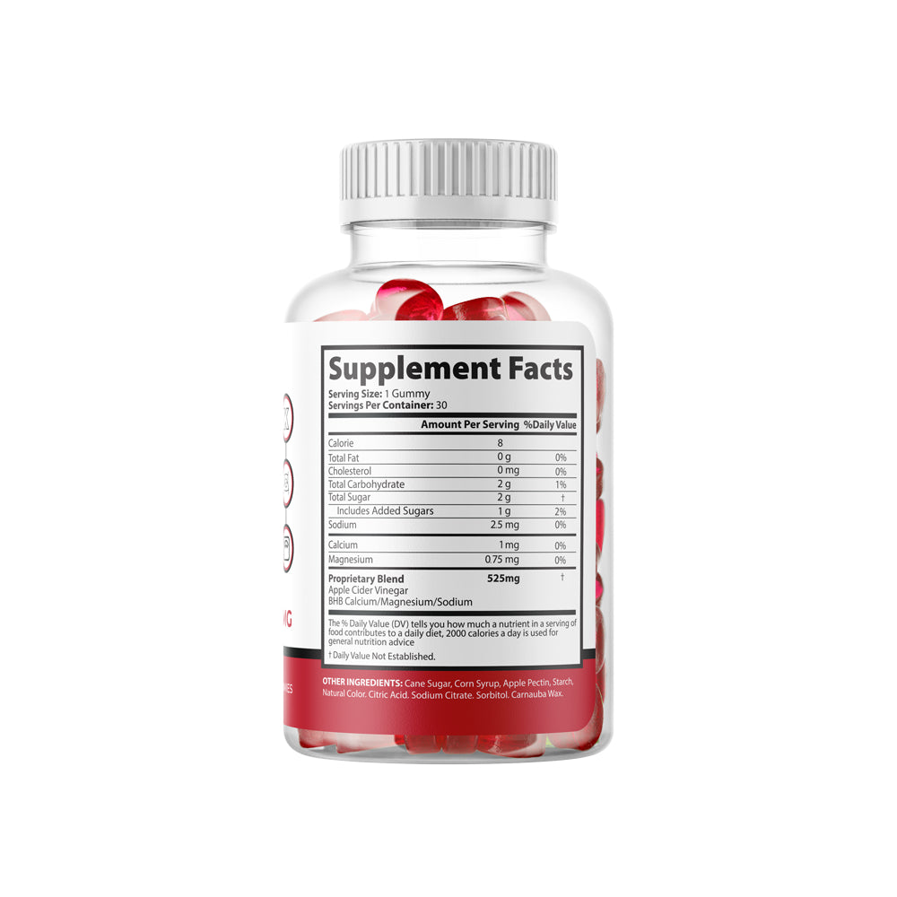 Keto Gummies - Support Ketosis, Fat Metabolism & Energy - 30 Count