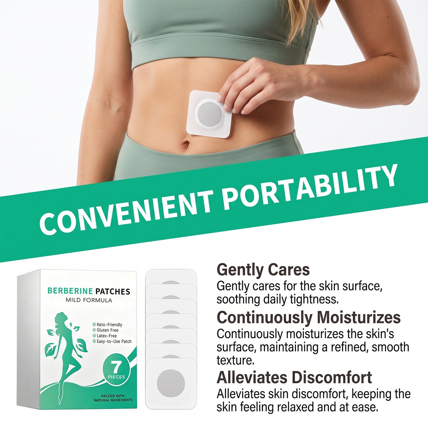 Breathable Nursing Adhesive Bandages - Lightweight Skin-Friendly Patch Set 7pcs
