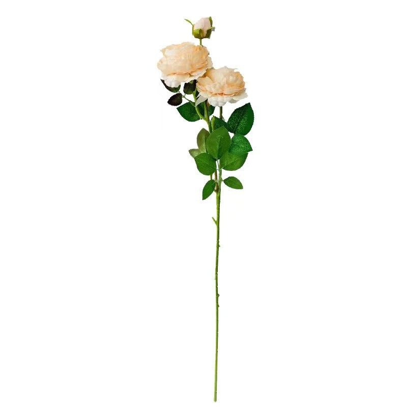Silk Peony Flower Arrangement - Realistic Decorative Floral Display for Living Room