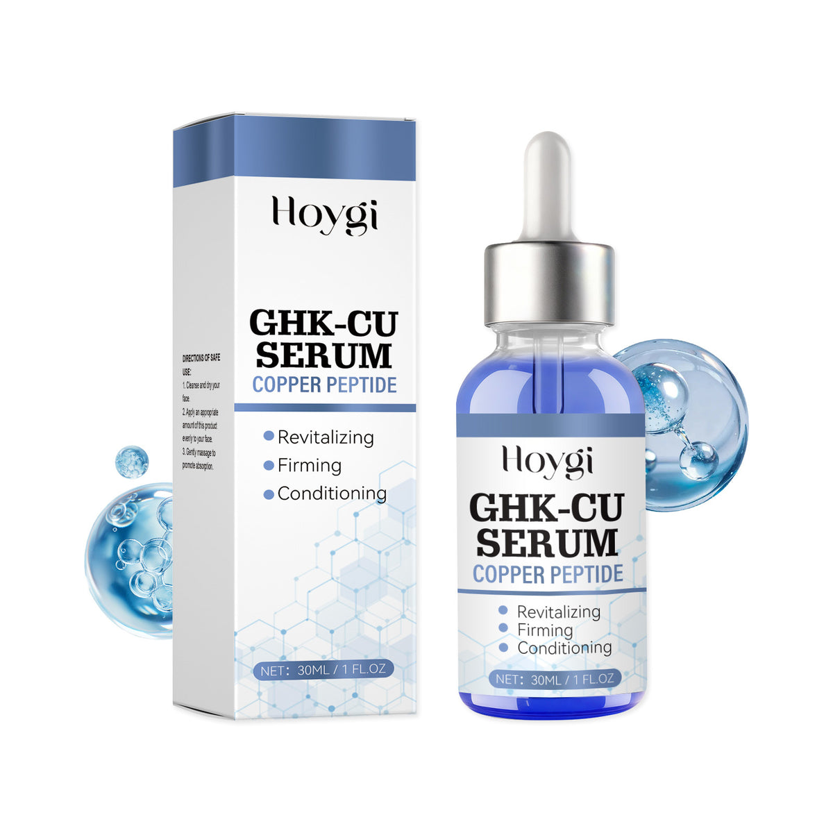 Copper Peptide Facial Revitalizing Solution 30ml for Skin Repair & Hydration