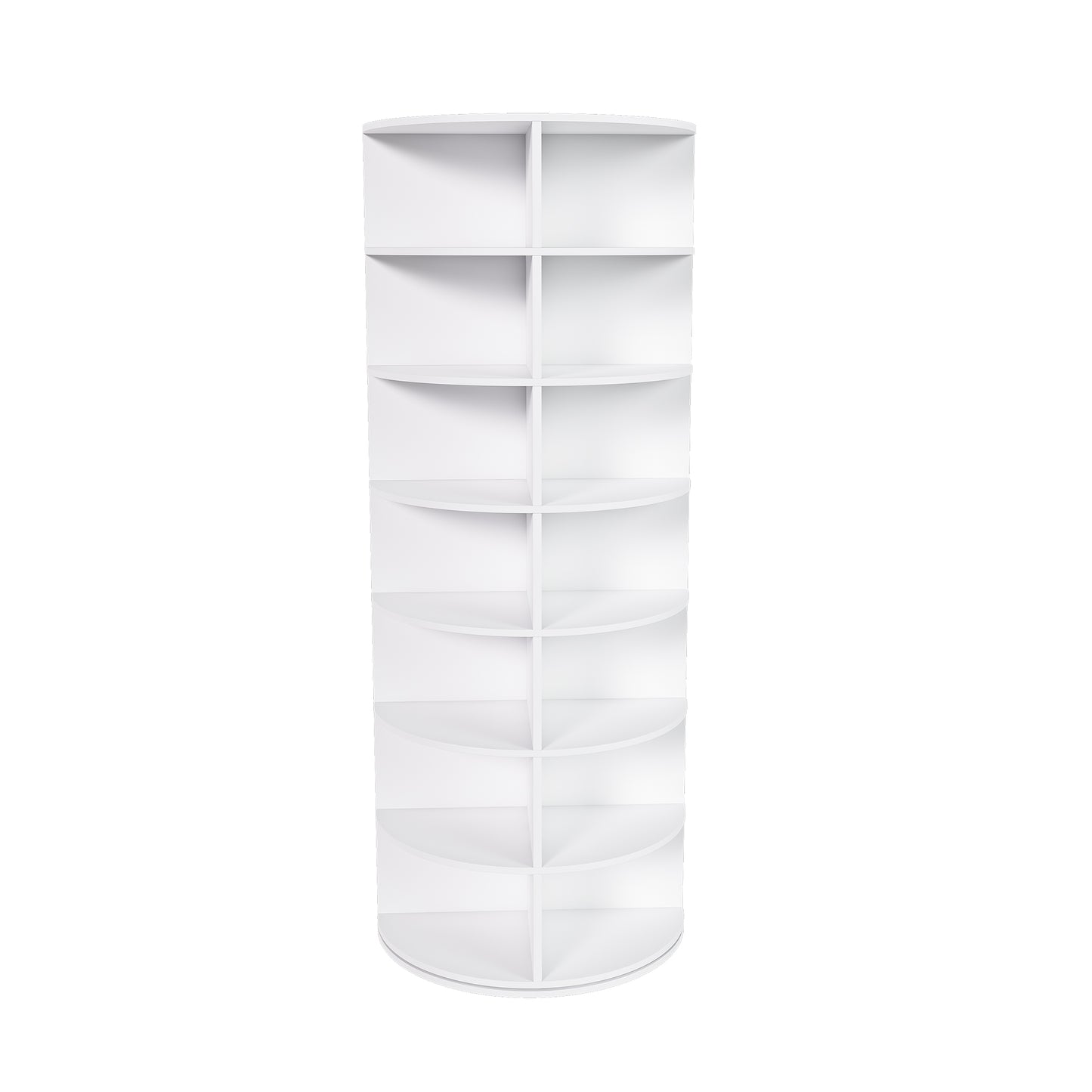Rotating Shoe Rack Tower, 7-Tier Spinning Storage Rack, Free Standing