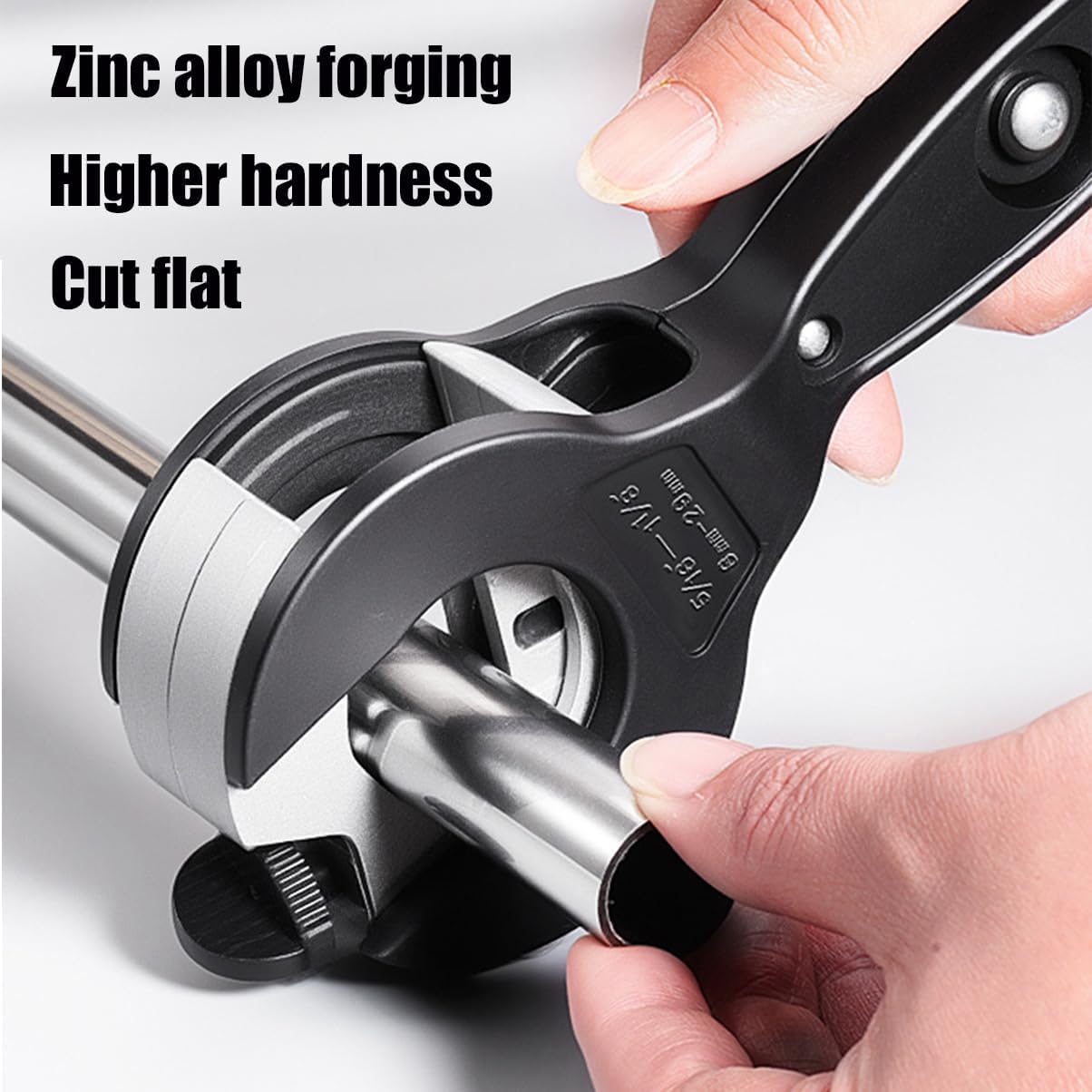Ratchet Pipe Cutter - One-Hand Fast Cutting Tool for Copper PVC Steel Pipes