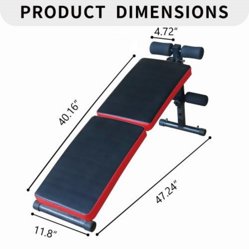Adjustable Utility Bench for Home Gym - Foldable Sit-up Fitness
