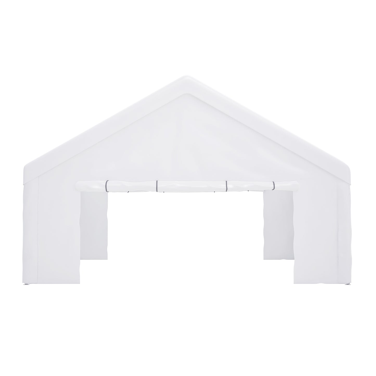 20x20 FT Outdoor Event Shelter with Detachable Sides - White