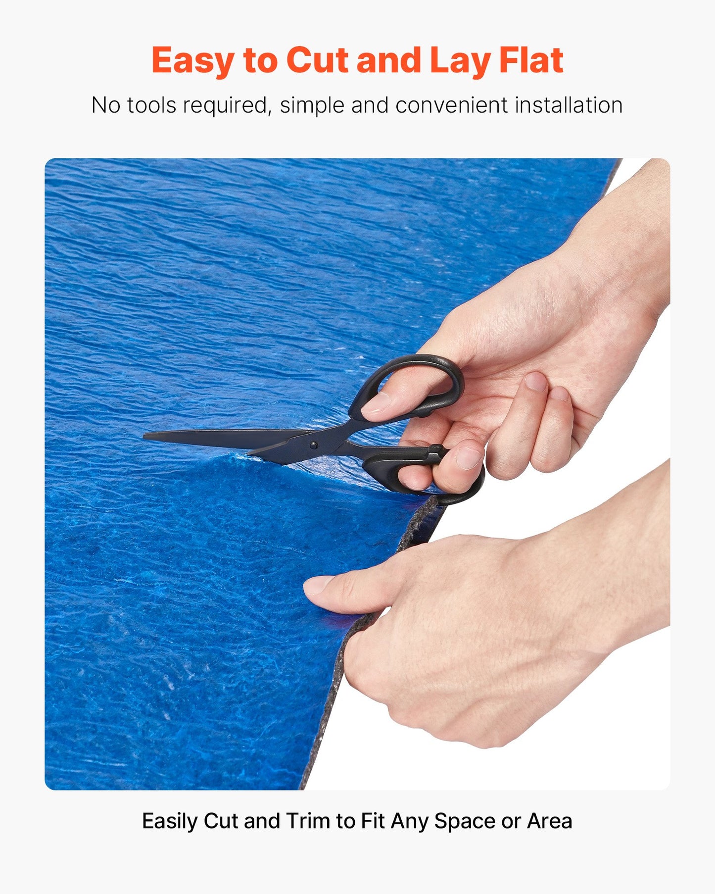 Heavy Duty Floor Underlayment 100 Sq. Ft. 3mm Soundproofing Vapor Barrier