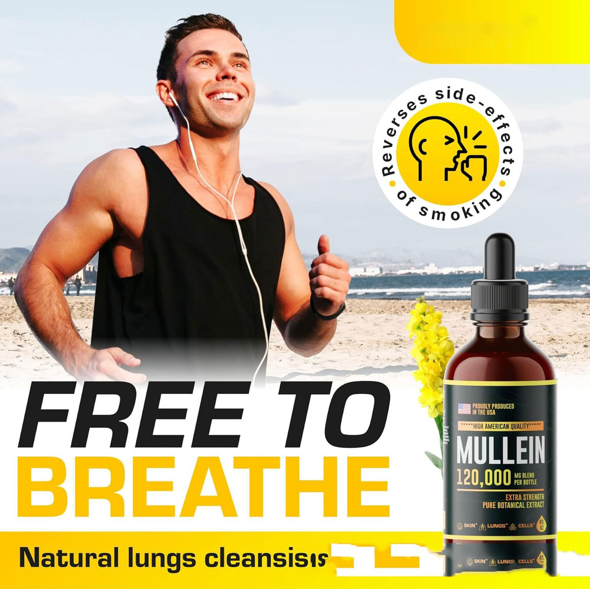Lung Health Dietary Supplement Drops - 120ml