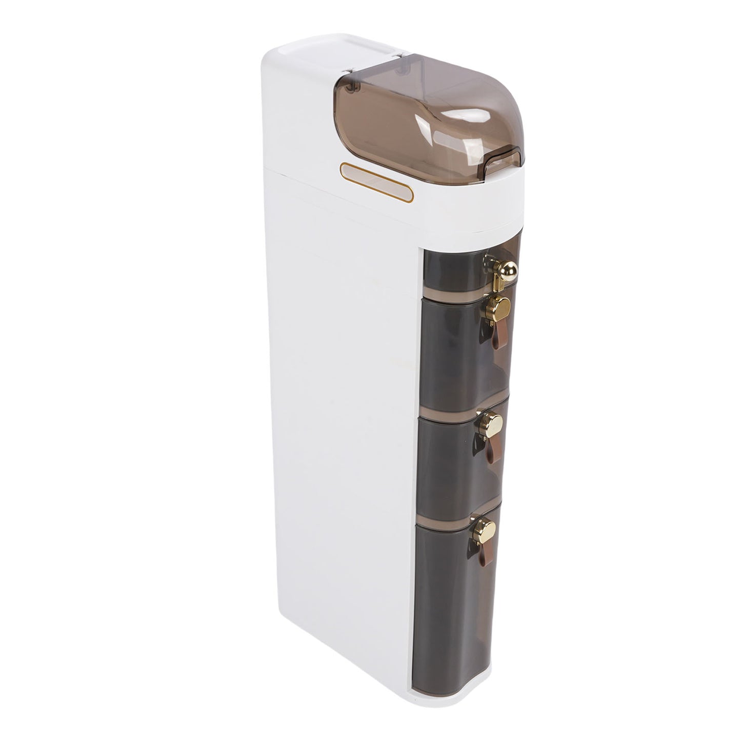 Bathroom Storage Cabinet PP PC Narrow Slim Organizer Small Corner