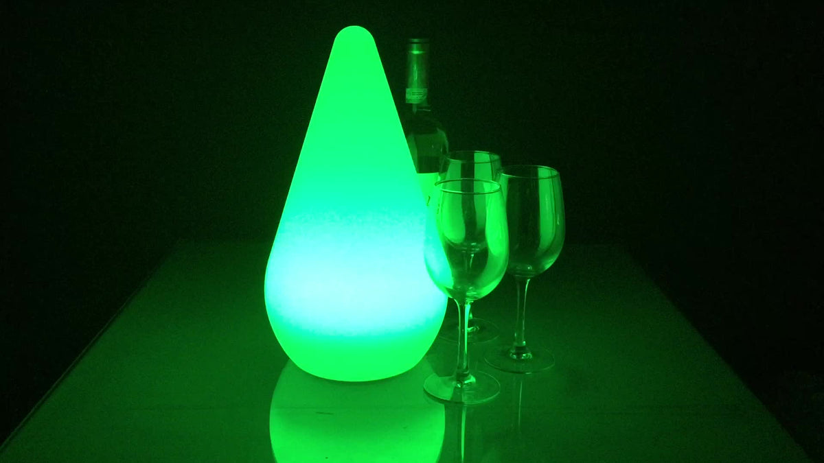 Outdoor Waterproof Solar Floor Lamp with Drip Water Drop Design - Garden & Pathway Lighting