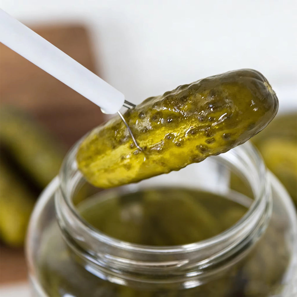 Stainless Steel Pickle and Food Picker - Multi-Functional Kitchen Tool