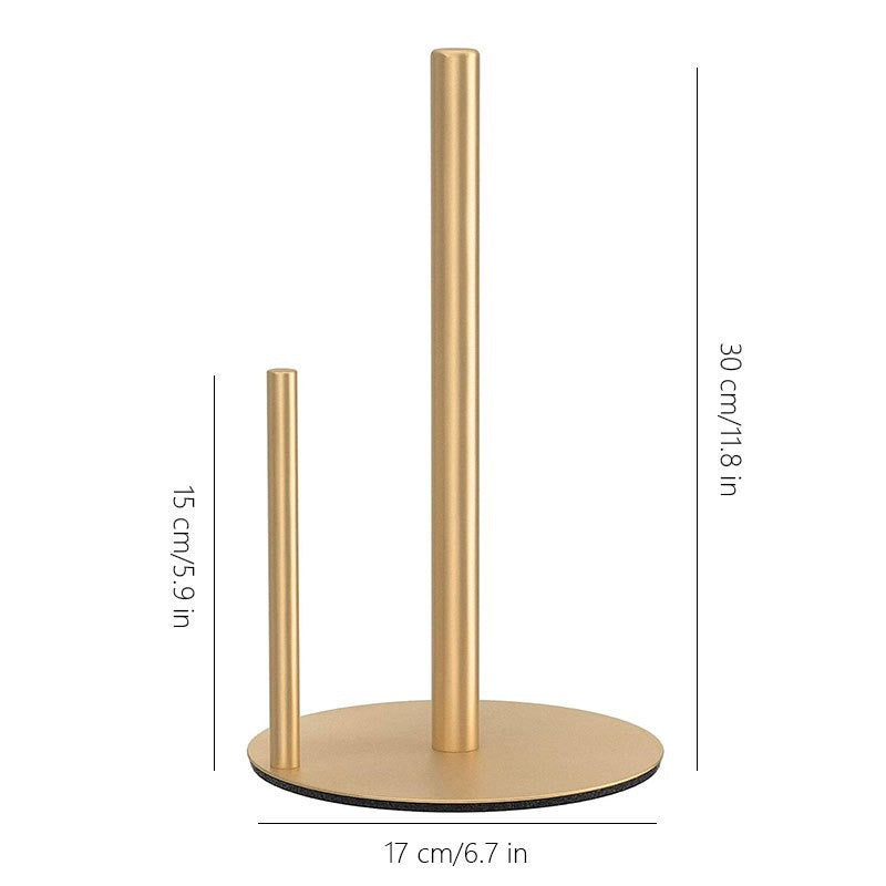 Stainless Steel Vertical Countertop Tissue Holder - Multi-Function
