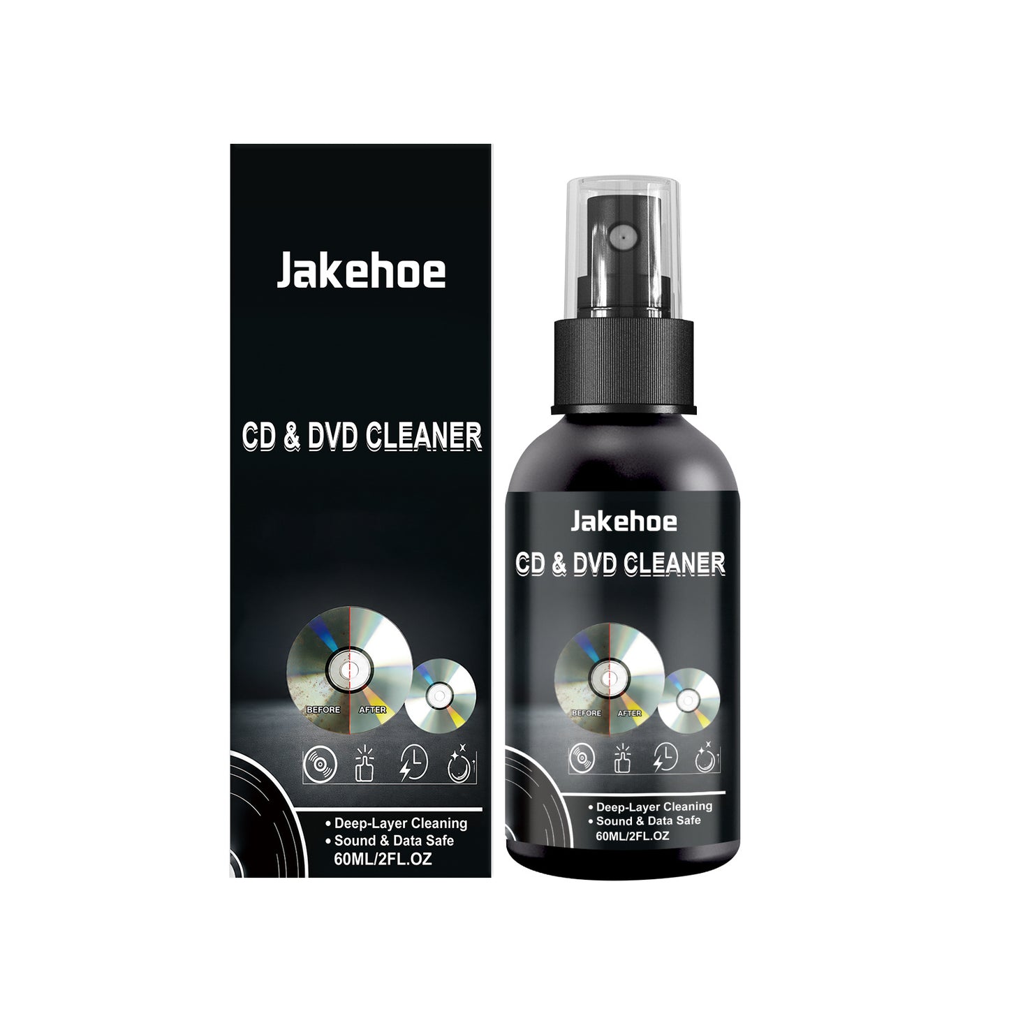 CD Cleaner - 60ml Home Office Storage Disinfectant & Surface Cleaner