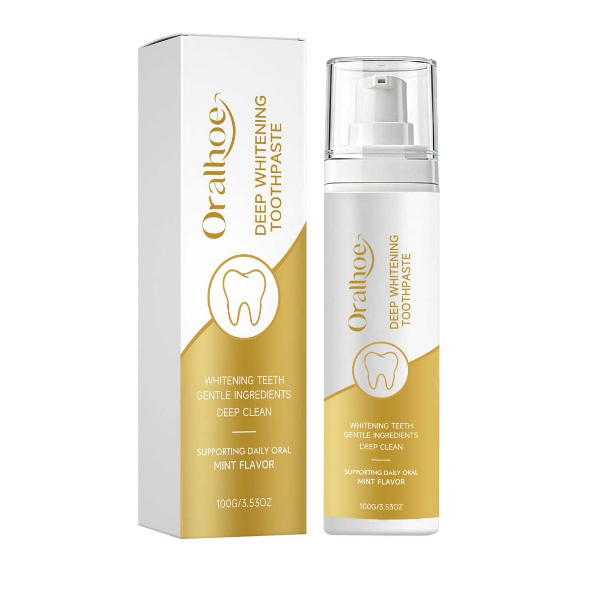 Deep Whitening Toothpaste 100g - Brighten Smiles with CJ