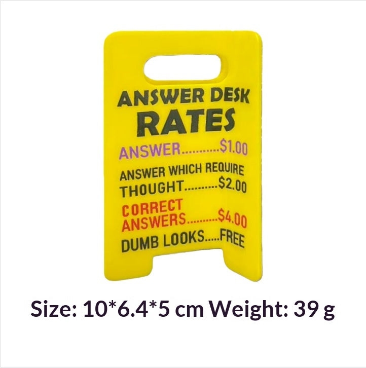 Warning Sign Hair Clip - Caution Fan-Shaped PVC Hair Accessory