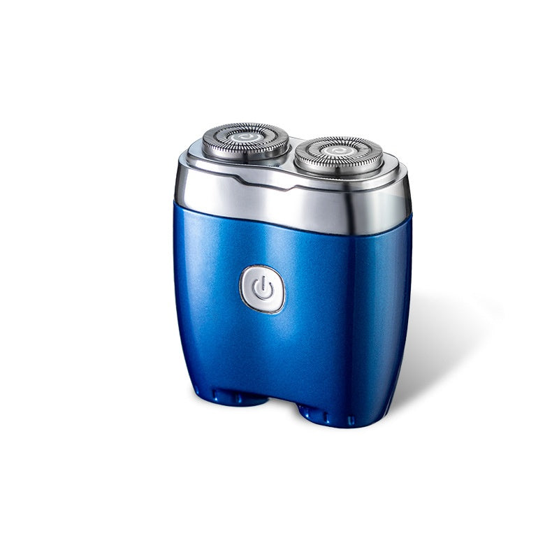 Portable Electric Shaver with Floating Double Head