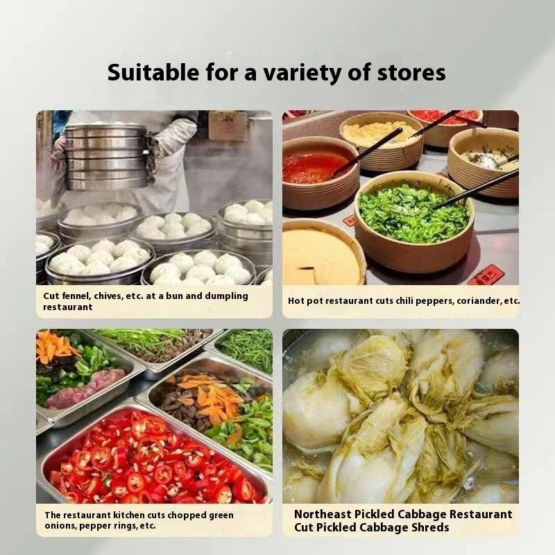 Multifunctional Vegetable Cutter with Stainless Steel Blades for Kitchen
