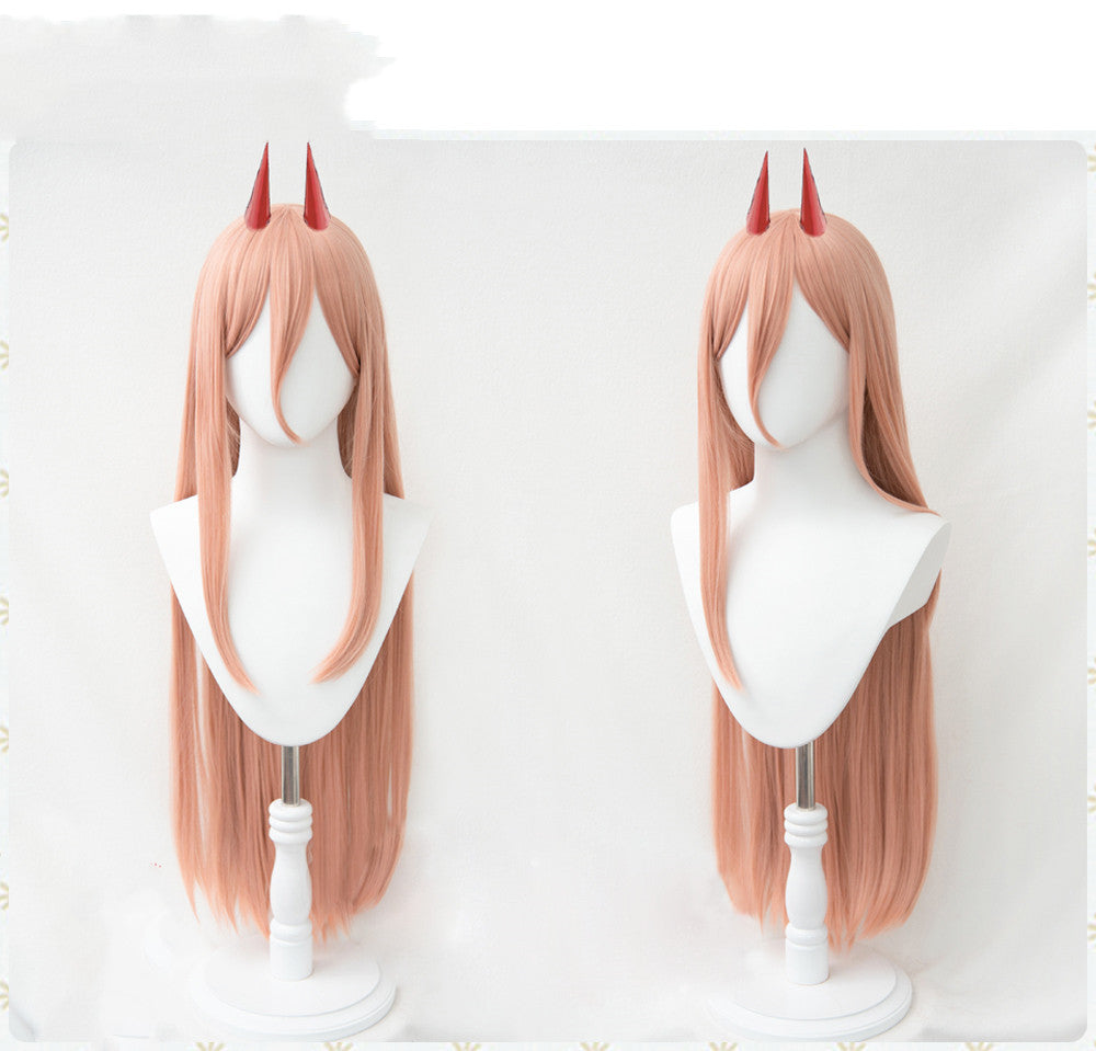 Cosplay Wig Partial Pink - Heat Resistant Synthetic Hair 100cm