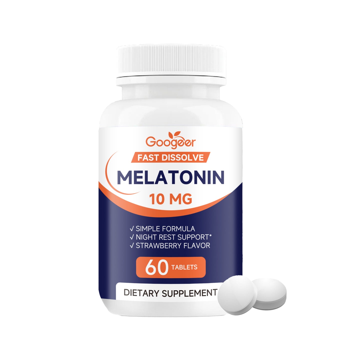 Melatonin Dietary Supplement 60 Tablets for Sleep Support