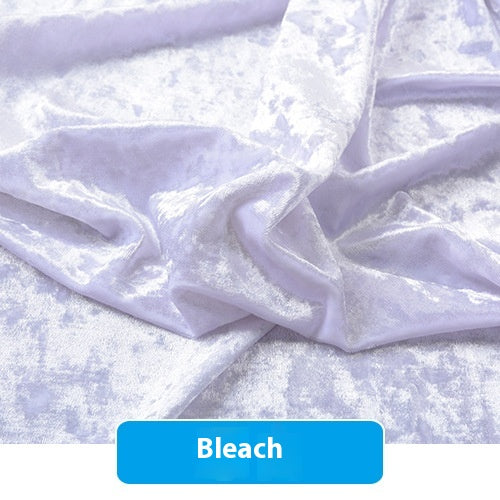 Multicolor Stretch Diamond Velvet Fabric for Craft & Upholstery - 1m, 150D