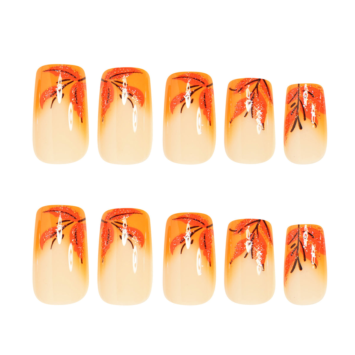 French Style Nail Art Kit with Fake Nails and Color W926 - Elegant Manicure Set