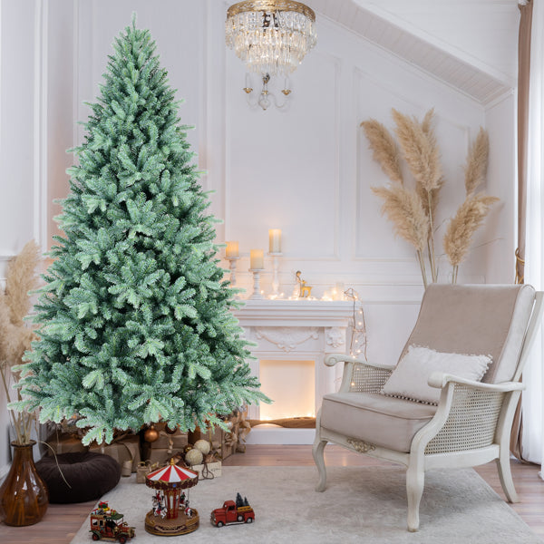6ft Blue Green Artificial Christmas Tree with 1390 Branch Tips
