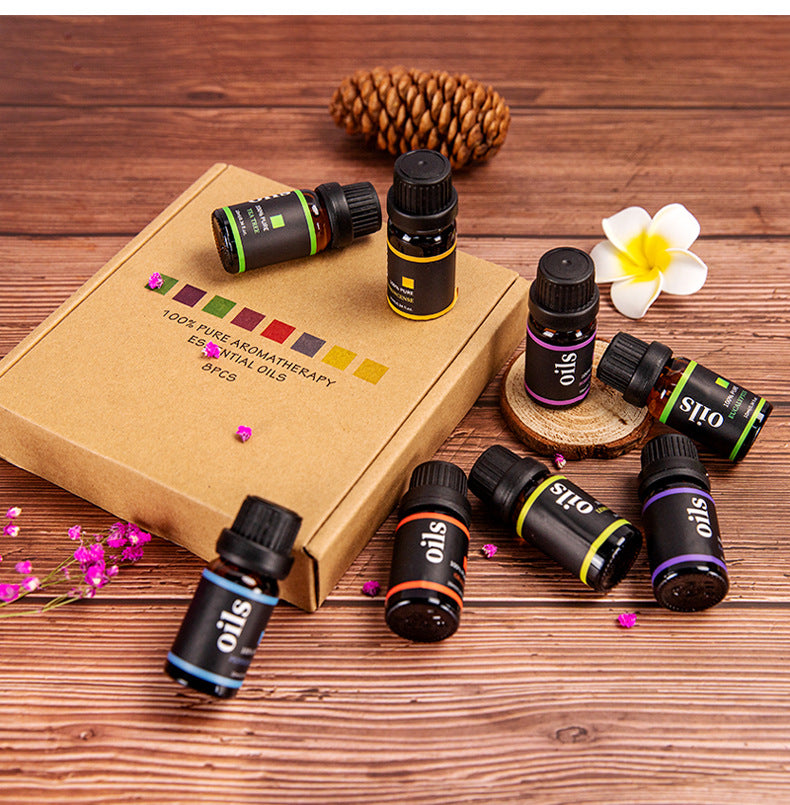Essential Oil Kit - 8 Oils for Skin Moisturizing