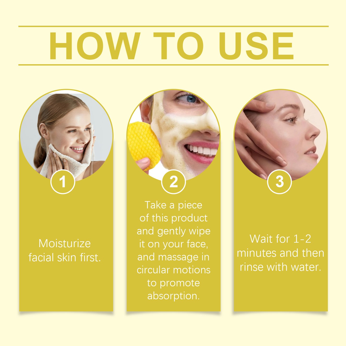 Turmeric Facial Cleansing Pads with Kojic Acid - 55 Count