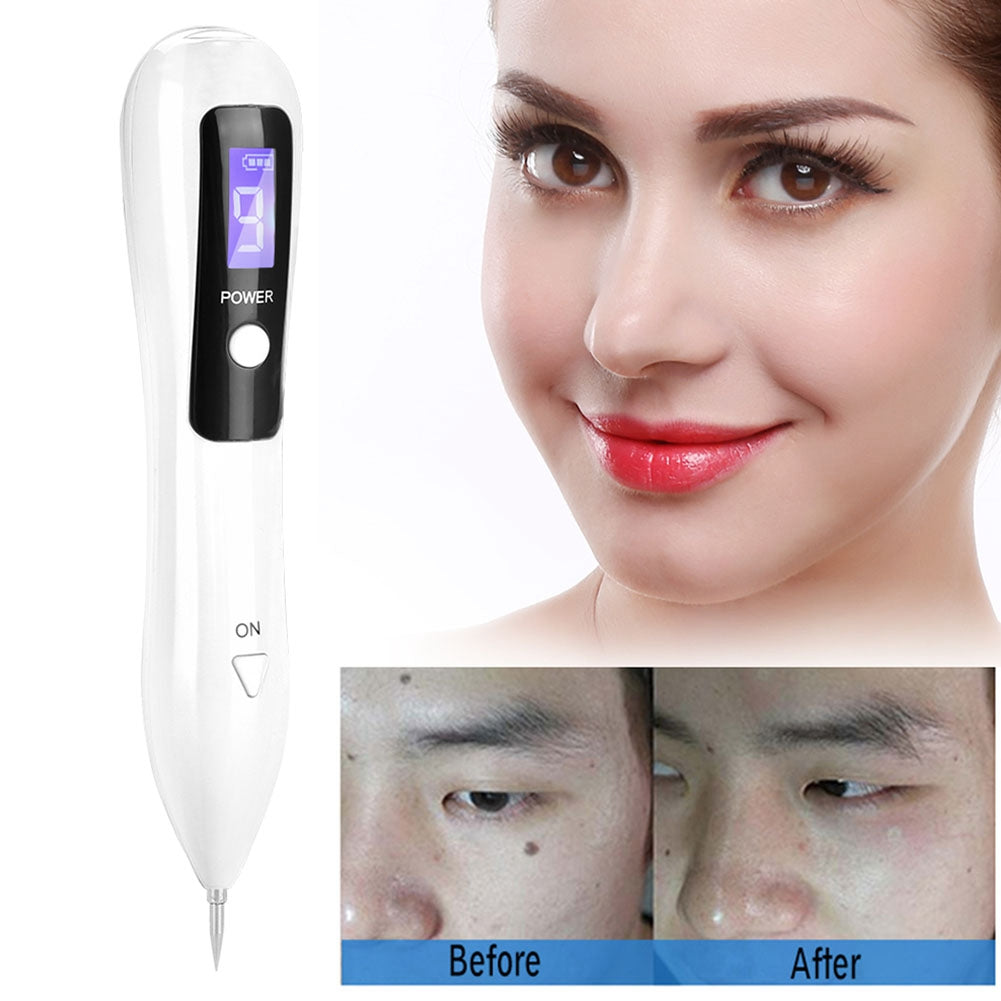 Portable LCD Dot Mole Freckle Spot Tattoo Removal Pen Beauty Skin