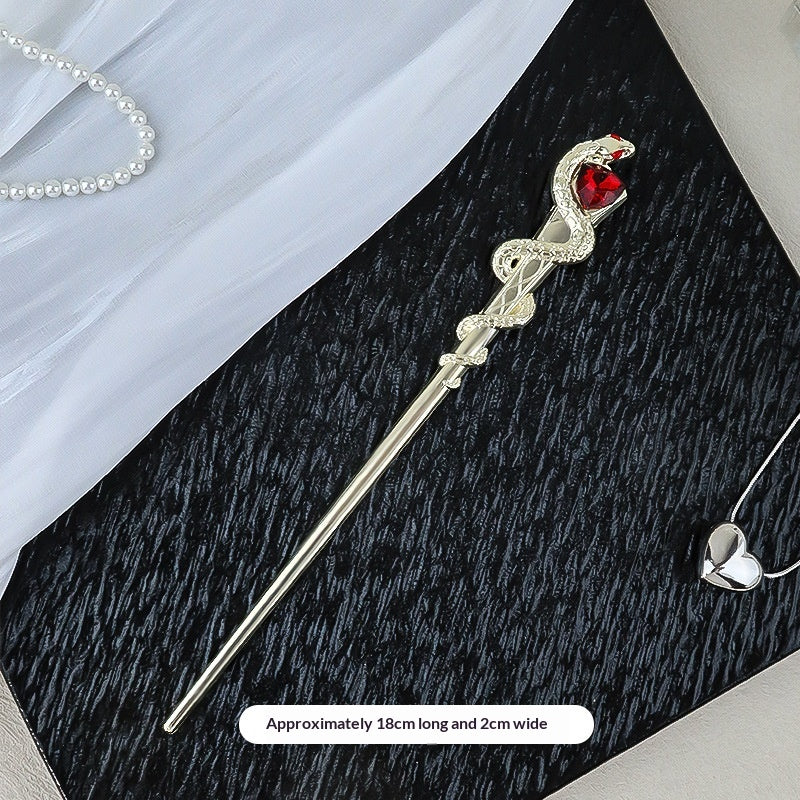 Versatile Snake-Shaped Alloy Hairpin - Elegant Hair Accessory for Women