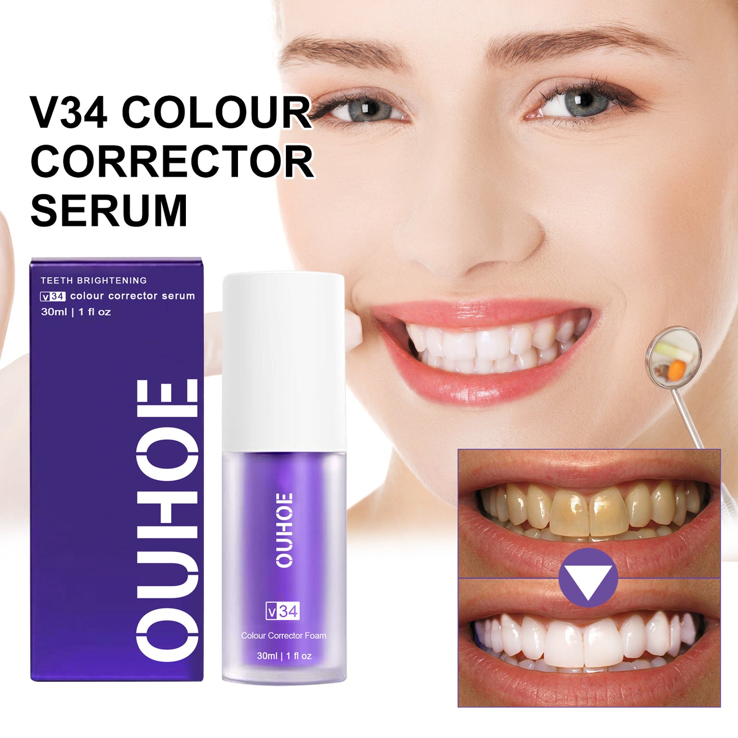 Brightening Tooth Serum 30ml - Dental Whitening Treatment