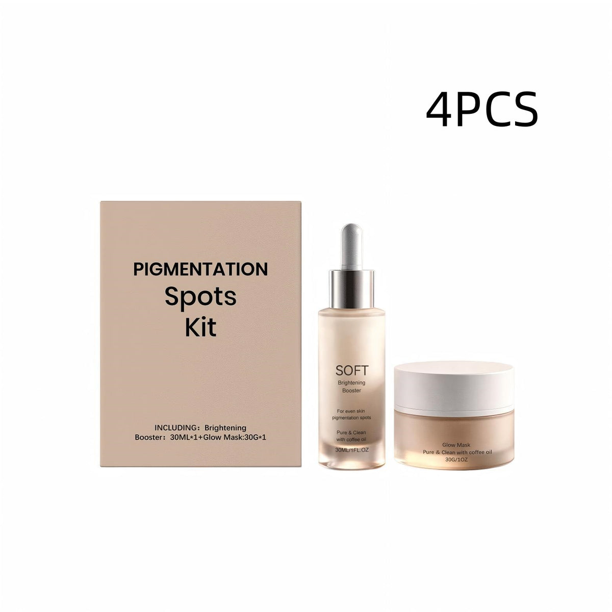 Facial Skincare Set with Serum and Mask for Radiant, Nourished Skin