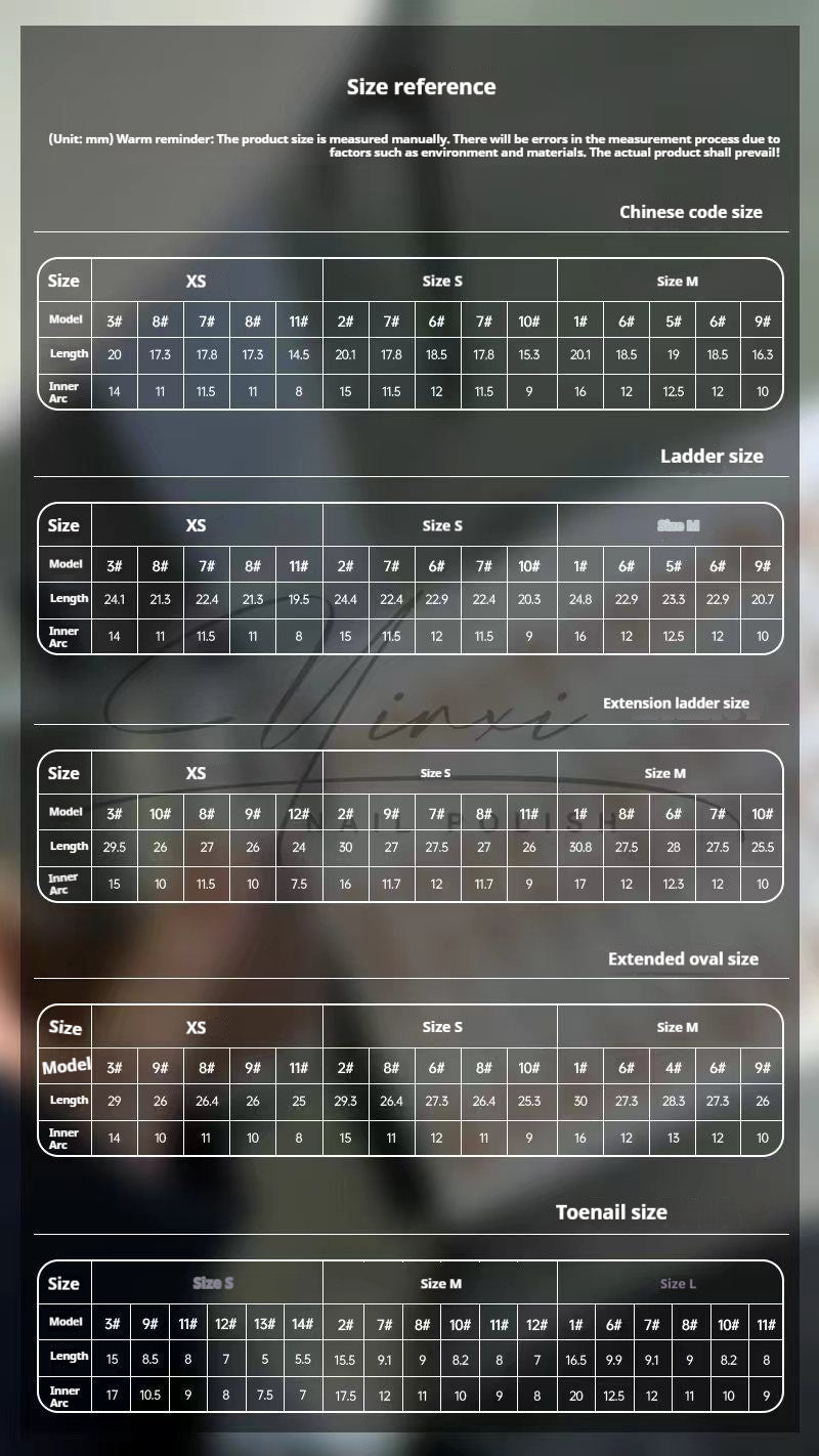 Mirror Nail Tips Set for Nail Art - Silver Electroplated Armor Style, 36PCS