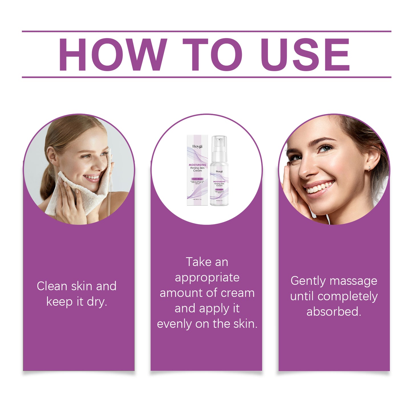 Moisturizing Firming Cream with Avocado Oil & Hyaluronic Acid - 30g