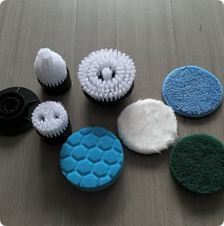 Cordless Electric Cleaning Brush Set for Home Use - Multi-Function Scrubber