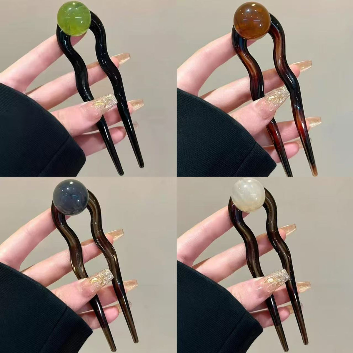 Retro U-Shaped Hair Pin Barrettes - Simple Hair Accessories