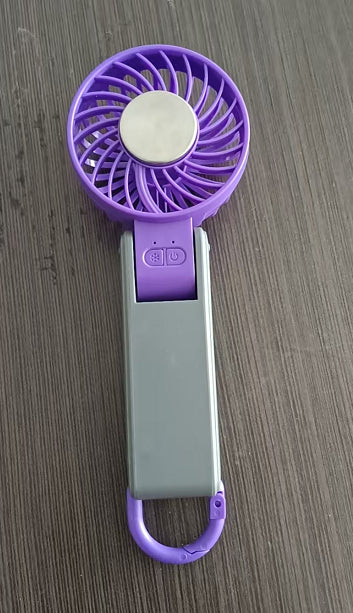 Small Portable Hand Fan - Purple Color