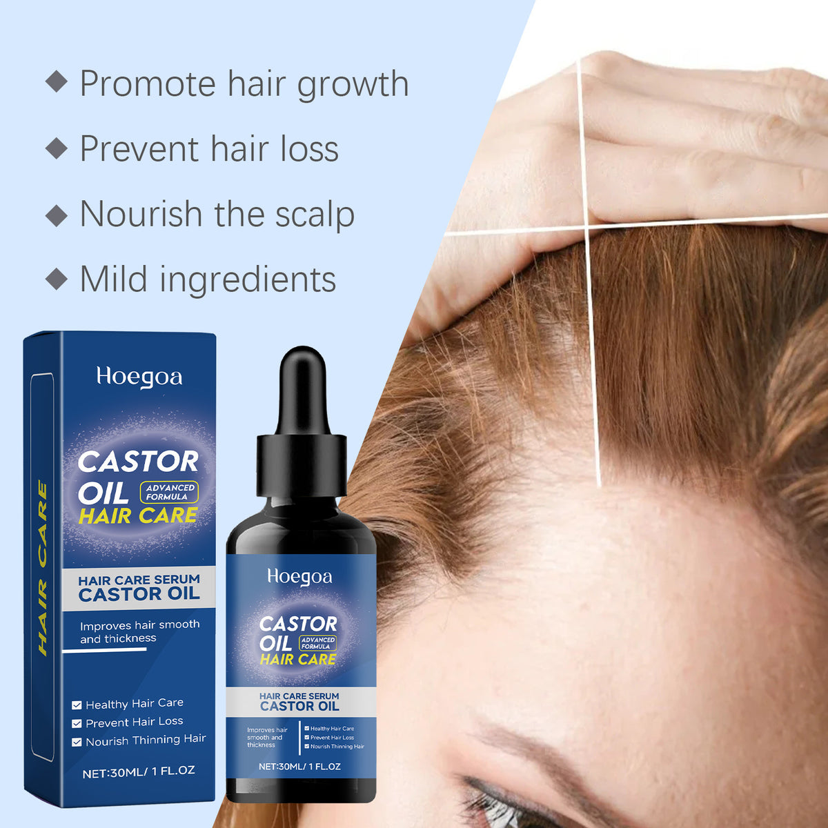 Hair Care Solution for Hair Smoothness - 30ML Nourishing Treatment
