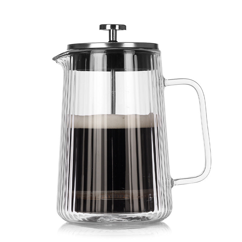 Double-Walled Heat-Resistant Glass French Press - 350ML, 650ML, 1000ML