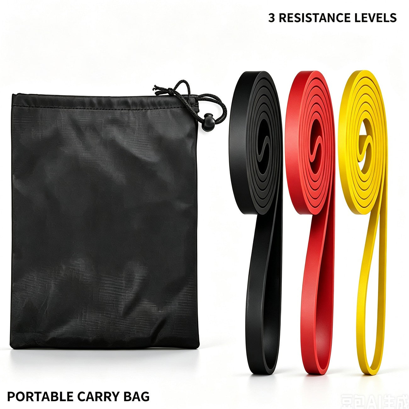 Heavy Duty Resistance Bands for Fitness Training - 1 Pack