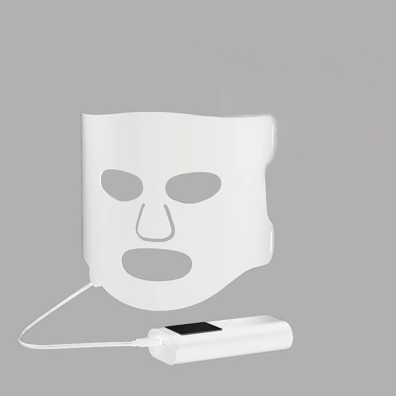 Colorful LED Phototherapy Face Mask for Skin Rejuvenation and Acne Treatment