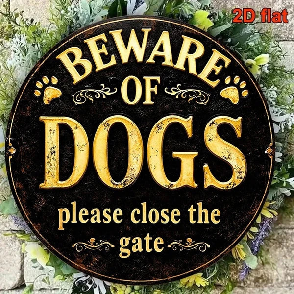Metal Tin Wall Decoration - 20cm x 20cm